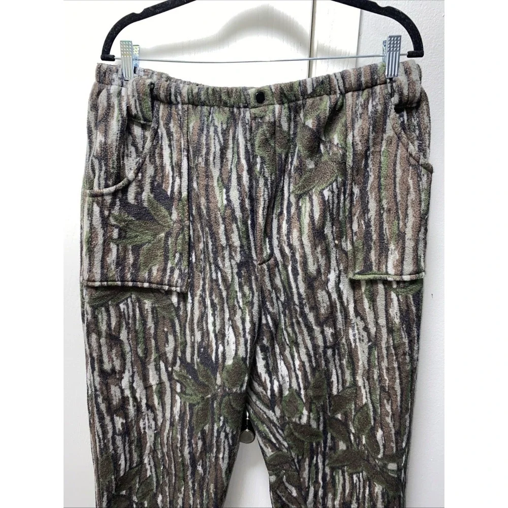 World Famous Sports Large Javket & Pants Fleece Camo Set Made In The USA Hunting